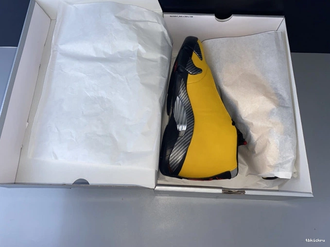 Cheap TBK UNIVERSITY 14 BQ3685-706 GOLD AIR JORDAN RETRO 0804